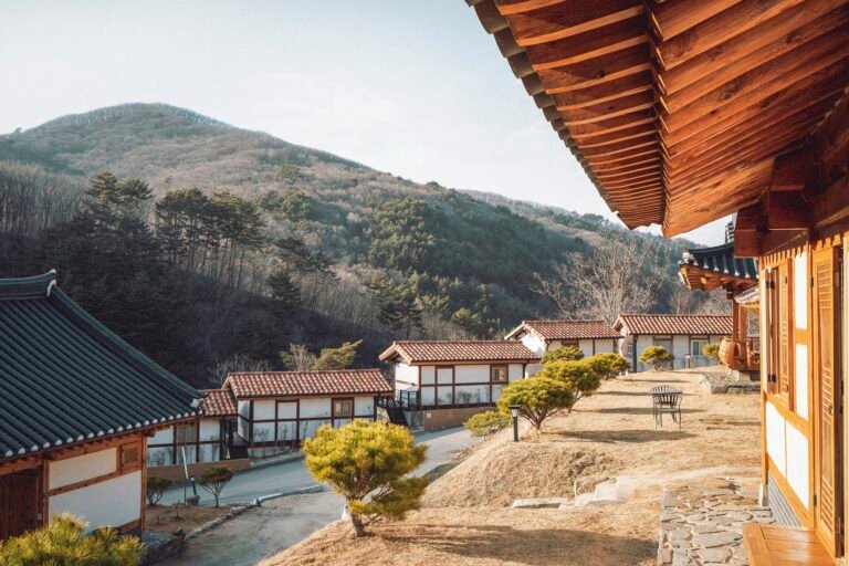Korea natural beauty and house
