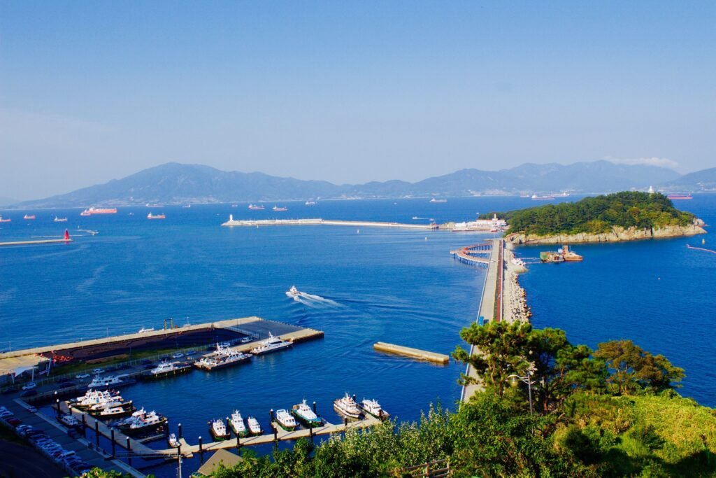 the landscape of Yeosu