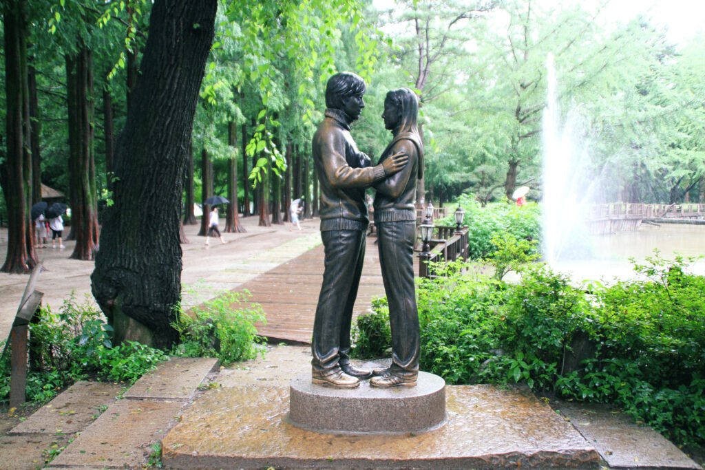 Winter Sonata Statue