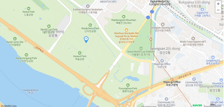 haneul park map