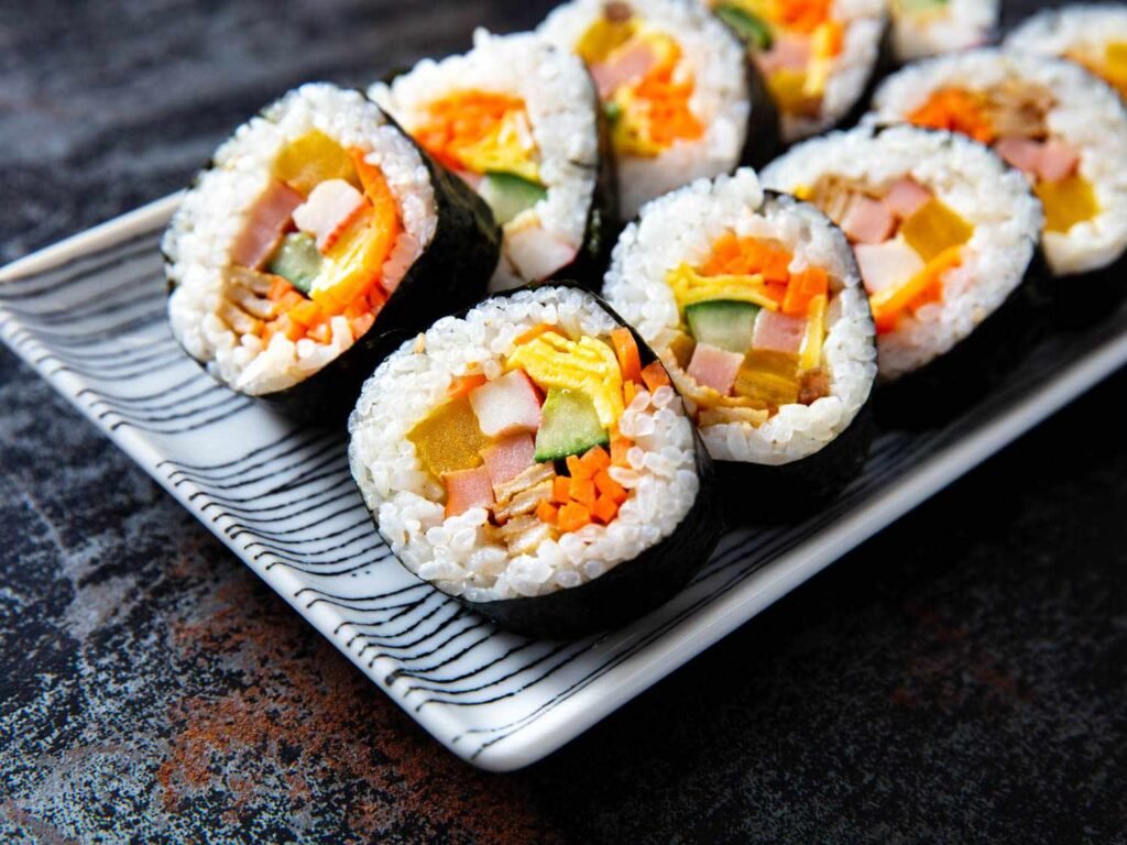 Kimbap (Korean Rice Rolls)
