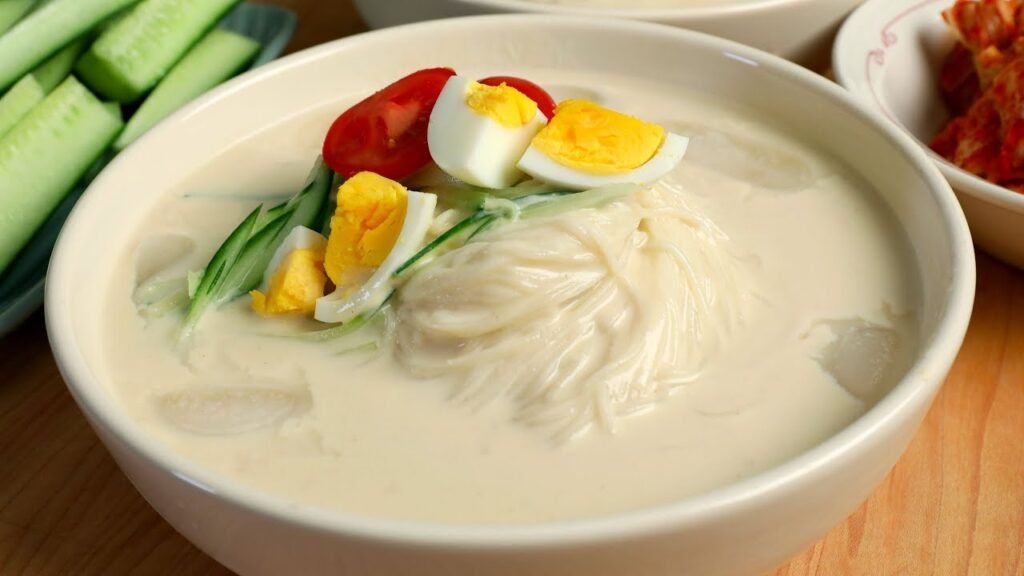 Kongguksu (Cold Soybean Noodle Soup)